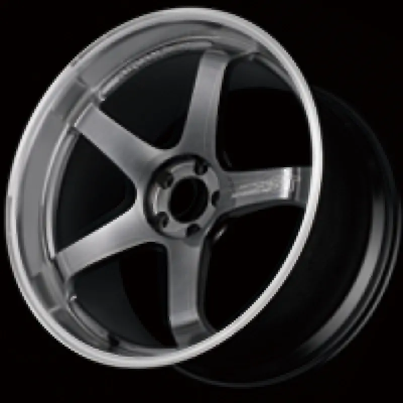 Advan Gt Premium Version 19X9.0 +25 5-112 Machining & Racing Hyper Black Wheel 1
