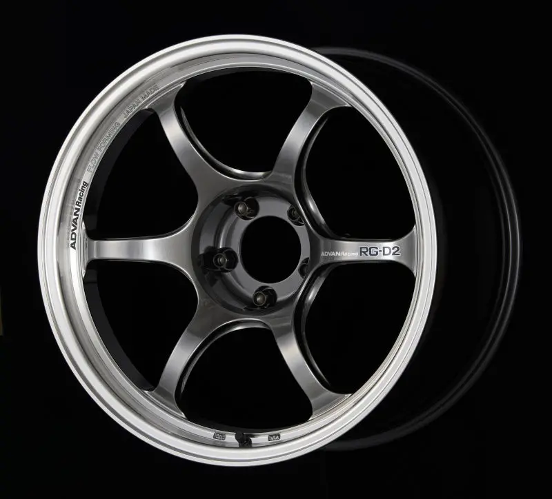 Advan Rg-D2 18X10.5 +24 5-120 Machining & Racing Hyper Black Wheel 1