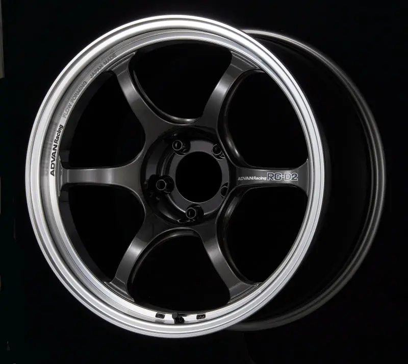 Advan Rg-D2 18X8.5 +50 5-114.3 Machining & Black Gunmetallic Wheel 1