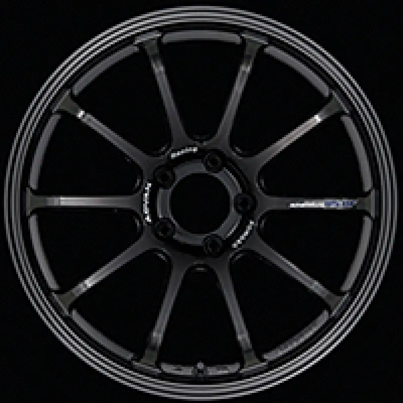Advan Rs-Df Progressive 18X10.5 +24 5-120 Racing Titanium Black Wheel 1