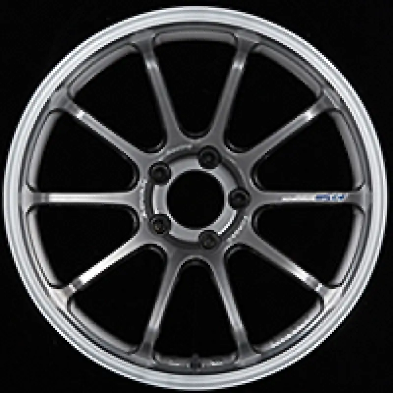 Advan Rs-Df Progressive 18X8.0 +44 5-114.3 Machining & Racing Hyper Black Wheel 1