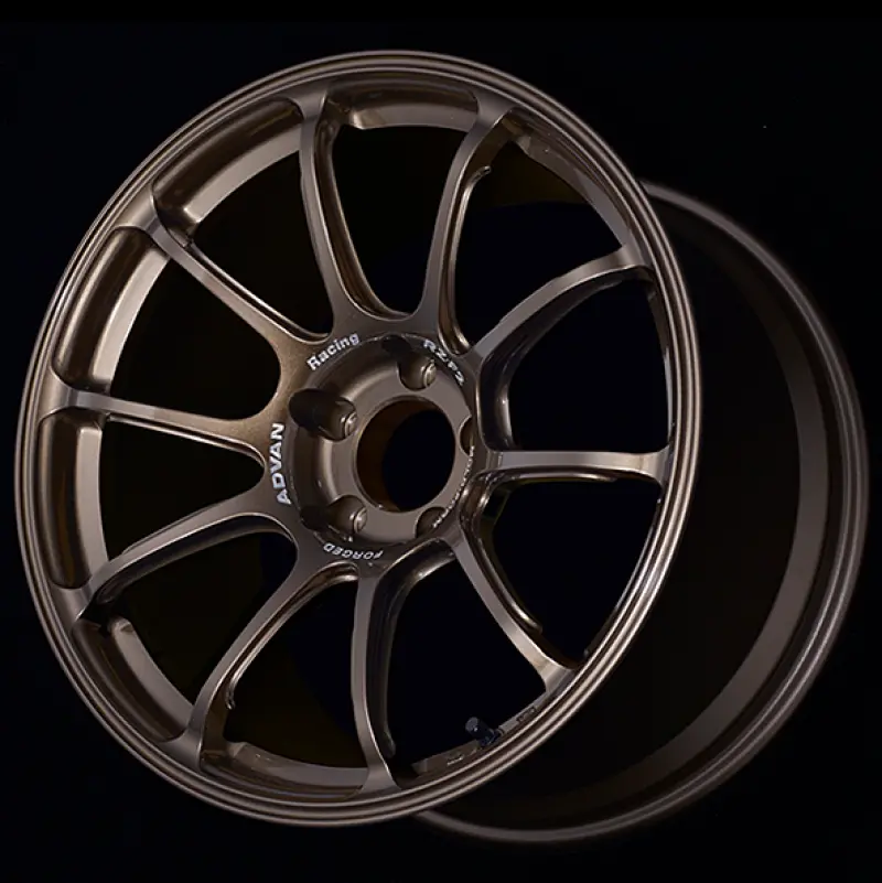 Advan Rz-F2 18X9.5 +29 5-114.3 Racing Umber Bronze Wheel 1