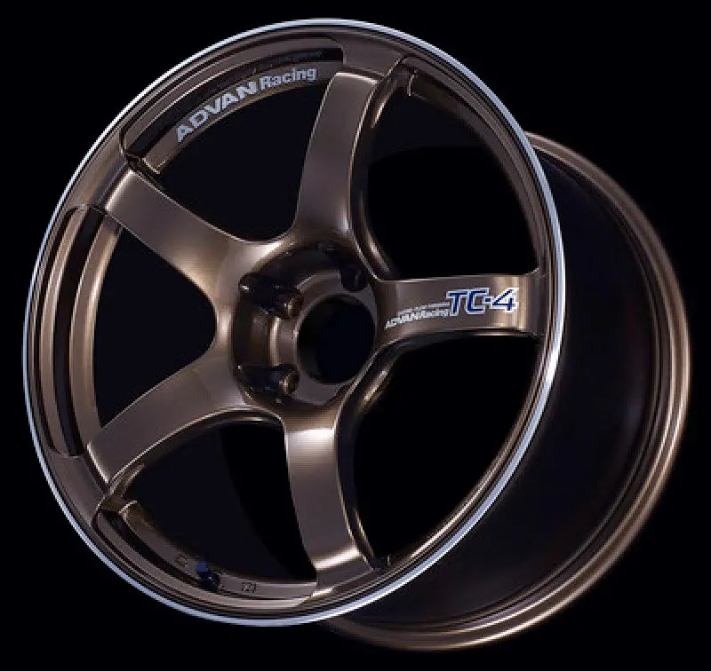 Advan Tc4 17X9 +45Mm 5-114.3 Racing Umber Bronze And Ring Wheel 1