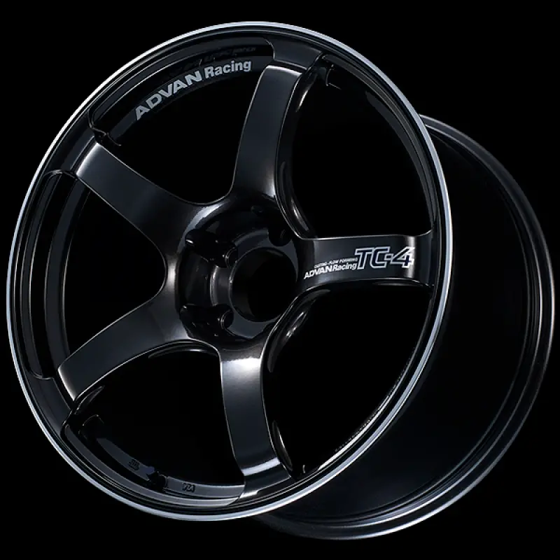 Advan Tc4 18X9.5 +38 5-120 Racing Black Gunmetallic Wheel 1