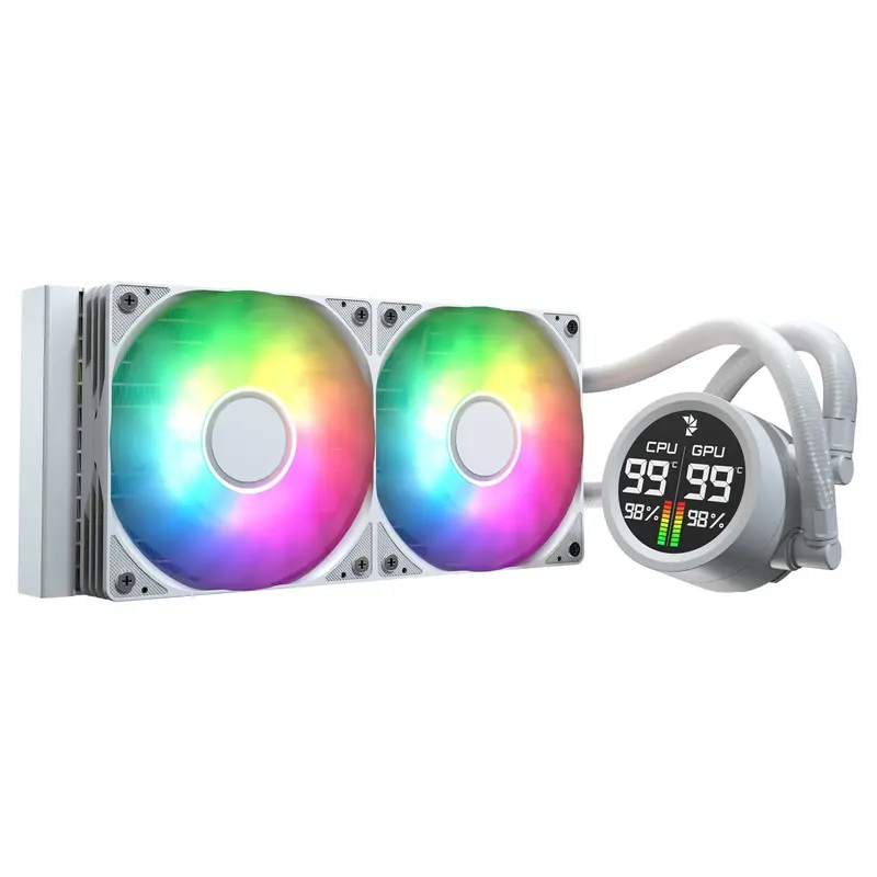 Aerocool Abyss  240Mm L Digital Liquid Cooler - White 1