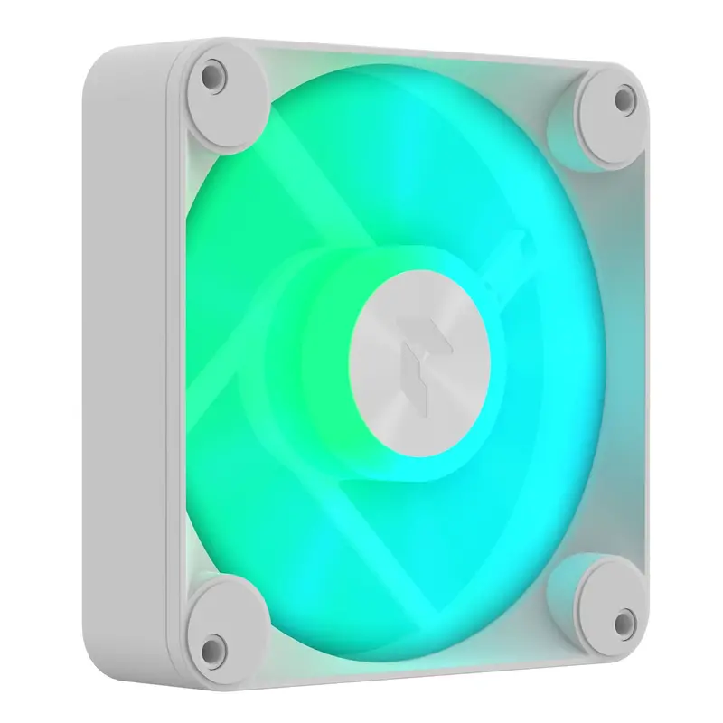 Aerocool Apnx Fp1 120Mm Pwm Argb Fan 3 Pack With Hub - White 2