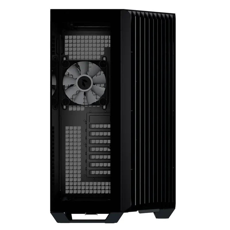 Aerocool V1 Mid-Tower Case With Tempered Glass Side Panel - Black 2
