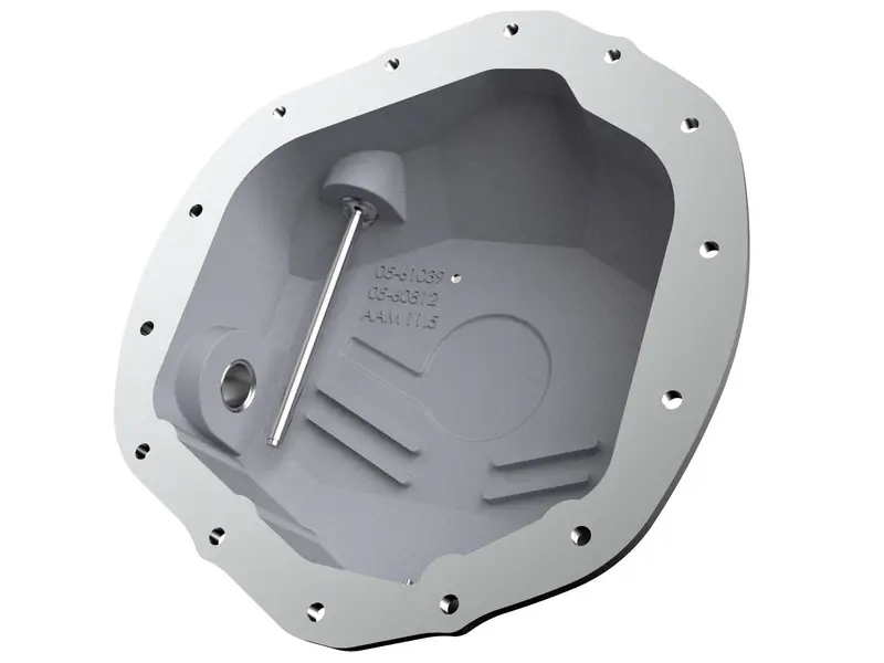 Afe 2020 Chevrolet Silverado 2500 Hd Rear Differential Cover Black ; Pro Series W/ Machined Fins 2