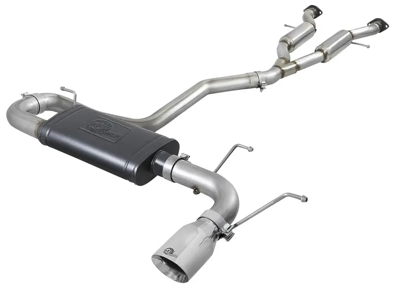 Afe Mach Force Xp 2.5" To 3" 304 Stainless Steel Cat Back Exhaust System 2014-2021 Jeep Grand Cherokee (Wk2) V6 3.6L 1