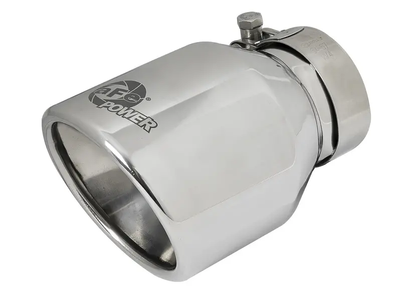Afe Mach Force-Xp 304 Ss Clamp-On Exhaust Tip 2.5In. Inlet / 4In. Outlet / 6In. L - Polished 1