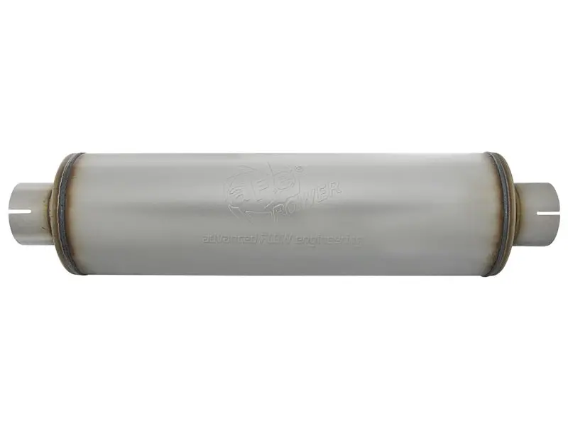 Afe Mach Force-Xp 409 Ss Muffler 3-1/2In Id Center/Center X 7In Dia X 24In L - Round Body 2