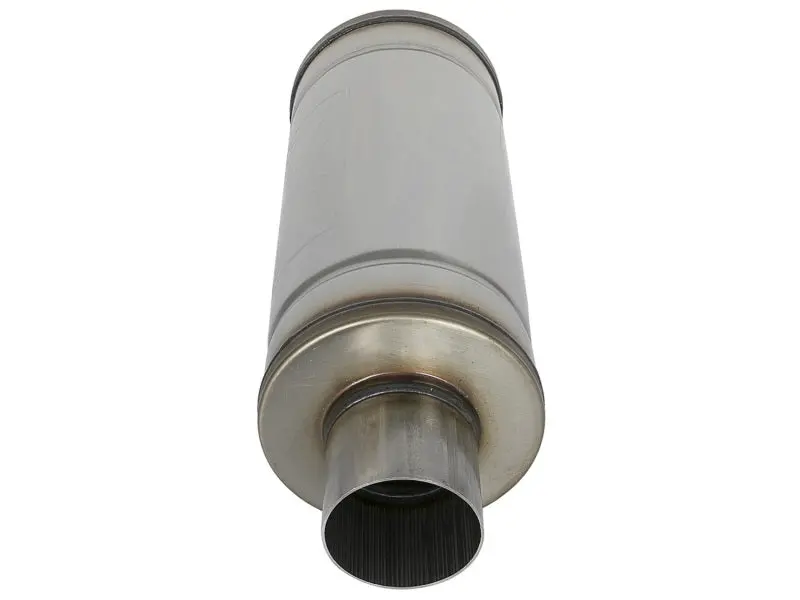Afe Mach Force-Xp 409 Ss Muffler 3In Center/Center 14In L X 6In Dia - Round Body 2