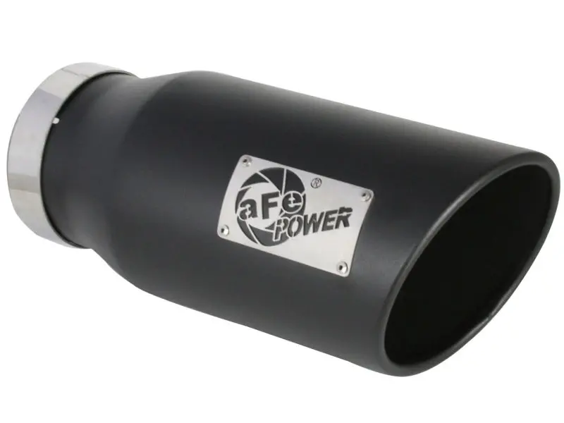 Afe Mach Force-Xp 409 Ss Right Side Single Wall Exhaust Tip 5In Inlet X 7In Outlet X 15In L 1