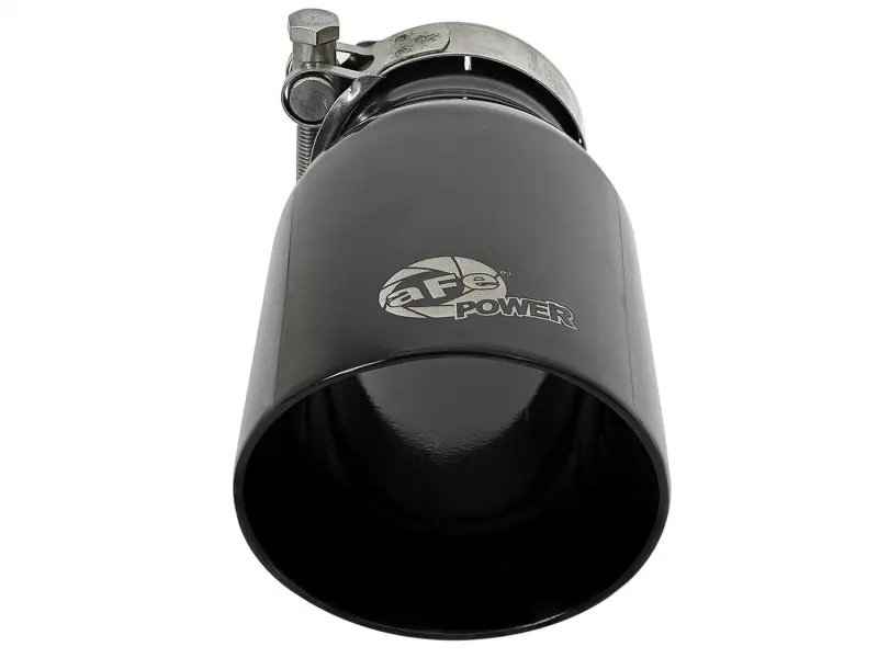 Afe Mach Force-Xp Universal 409 Ss Single-Wall Clamp-On Exhaust Tip - Black 2