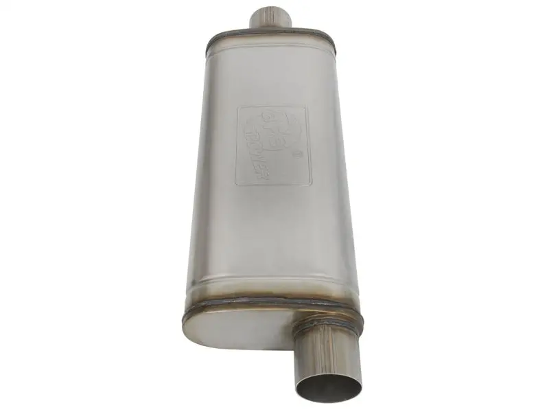 Afe Machforce Xp Ss Muffler 3In Center Inlet / 3In Offset Outlet 22In L X 9In W X4in H Body 2