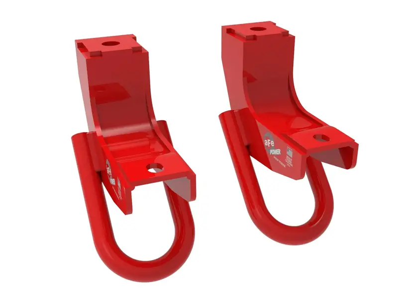 Afe Power Front Tow Hook Red 2022-2025 Toyota Tundra V6-3.4L (Tt) 1