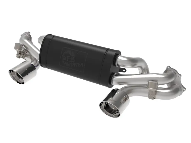 Afe Power Mach Force-Xp Stainless Steel Cat-Back Exhaust System 2020–2023 Porsche Cayman Gt4 1