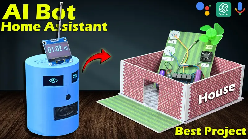 Ai Home Assistant - Voice Controlled House | Ai Based Project 1