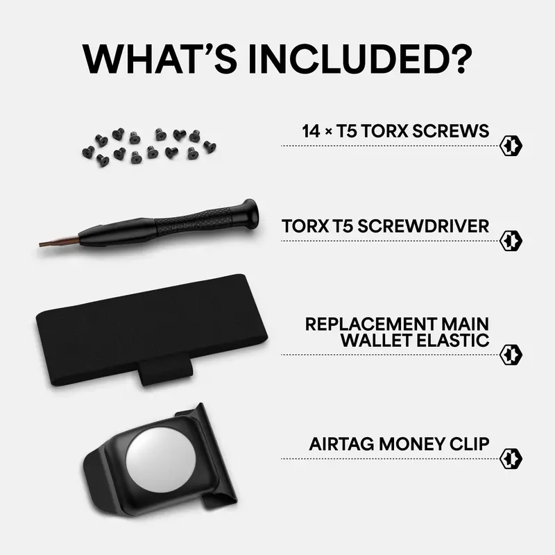 Airtag Money Clip - Black 2