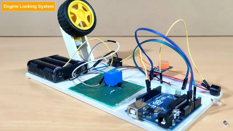 Alcohol Detection Engine Locking For Drivers | Arduino‑Based Alcohol Sensor Engine Lock Project For Drunk Driving Prevention 1
