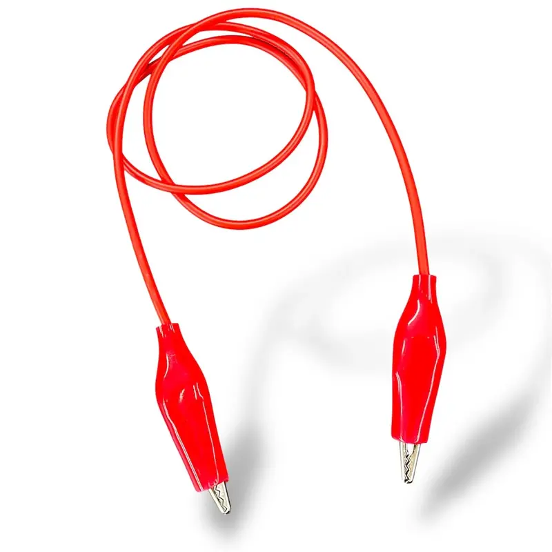 Alligator / Crocodile Clip With Wire Test Lead Cable For Diy Electronics & Science Projects 1