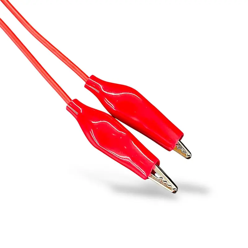 Alligator / Crocodile Clip With Wire Test Lead Cable For Diy Electronics & Science Projects 2