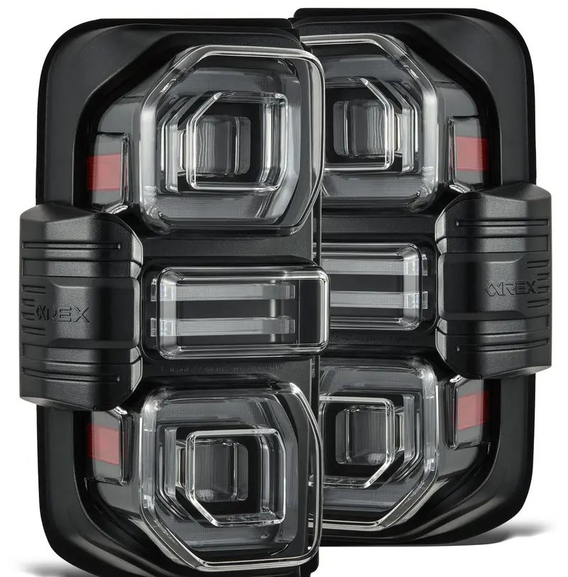 Alpharex 2021-2025 Ford Bronco Nova-Series Prismatic Led Tail Lights 1