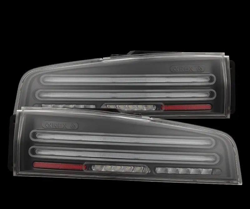 Alpharex 2023-2025 Nissan Z Twin-Loop Style Nova-Series Prismatic Led Tail Lights 1