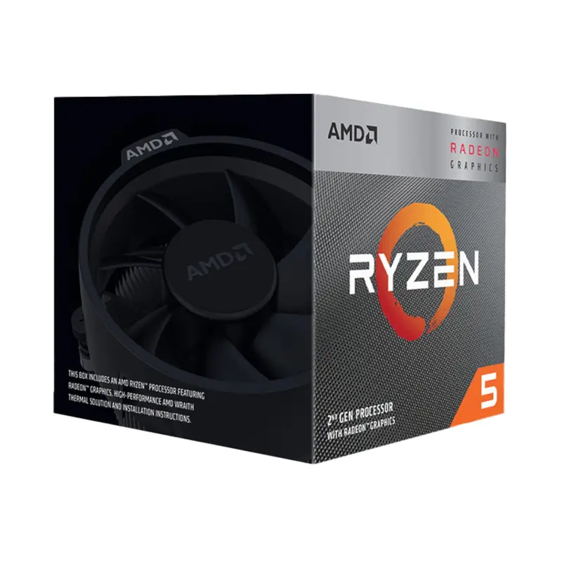 Amd Ryzen 5 3400G 4-Core 3.7Ghz Am4 Cpu 2