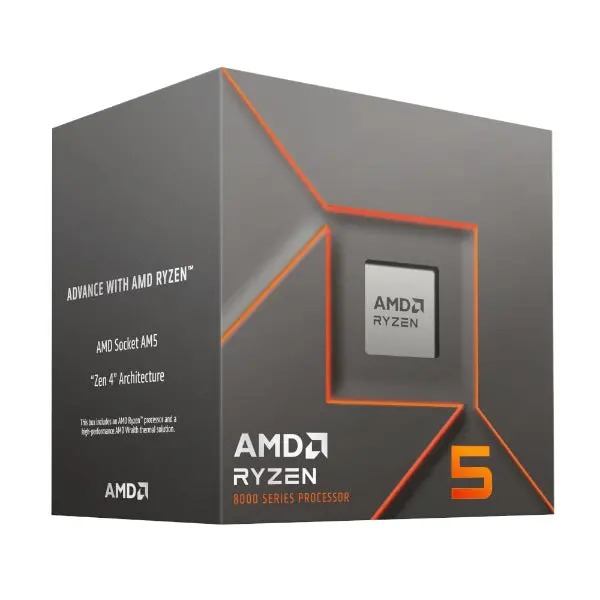 Amd Ryzen 5 8400F 6-Core 4.2Ghz Am5 Cpu 1