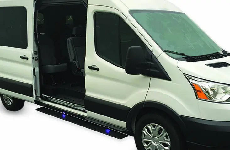 Amp Research Powerstep 2019-2021 Mercedes-Benz Sprinter (Passender And Driver) 1
