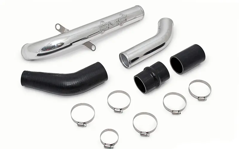 Ams Performance 08-15 Mitsubishi Evo X Upper I/C Pipe - Polished 1