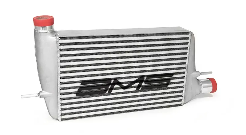 Ams Performance 2008-2015 Mitsubishi Evo X Front Mount Intercooler W/Modular Cast End Tanks & Logo 1