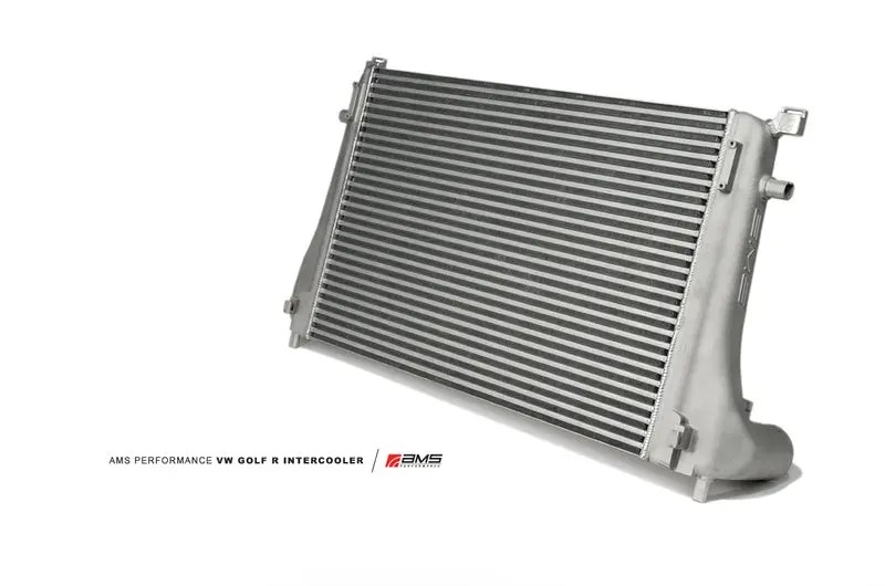 Ams Performance Front Mount Intercooler Upgrade W/Cast End Tanks 2015-2019 Vw Golf R Mk7 / 2015-2021 Gti / 2017-2020 Audi A3 / S3 1