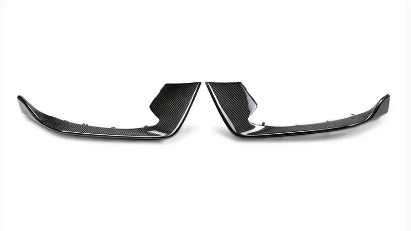 Anderson Composites Carbon Fiber Front Bumper Inserts 2015-2020 Ford Mustang Gt350 & Gt350r (Pair) 2