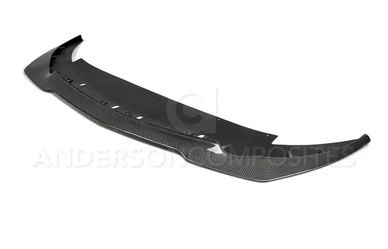 Anderson Composites Carbon Fiber Front Splitter For 2015-2020 Ford Mustang Shelby Gt350r 1