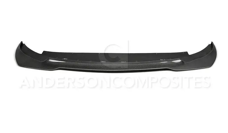 Anderson Composites Carbon Fiber Front Splitter For 2015-2020 Ford Mustang Shelby Gt350r 2