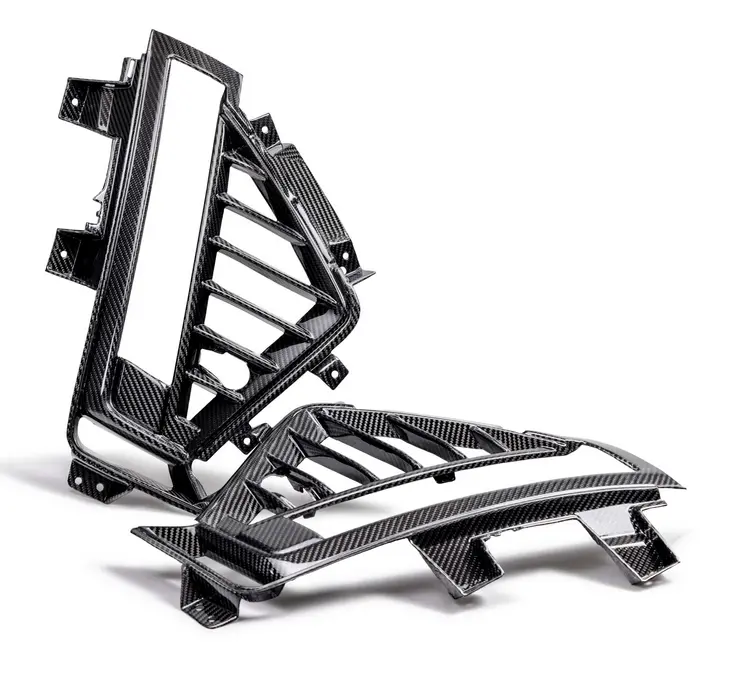 Anderson Composites Type-Oe Carbon Fiber Side Grilles 2022-2024 Cadillac Ct5-V Blackwing 1