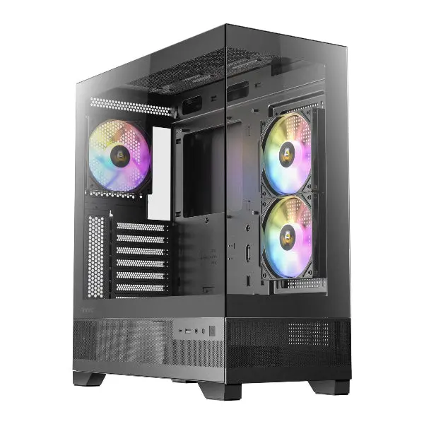 Antec Cx700 Argb Atx | Micro-Atx | Itx Argb Mid-Tower Gaming Chassis - Black 1