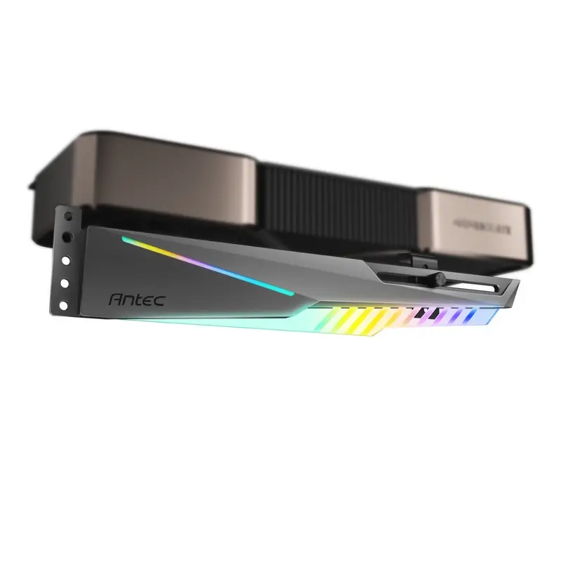 Antec Dagger Argb Gpu Support Bracket - Black 1