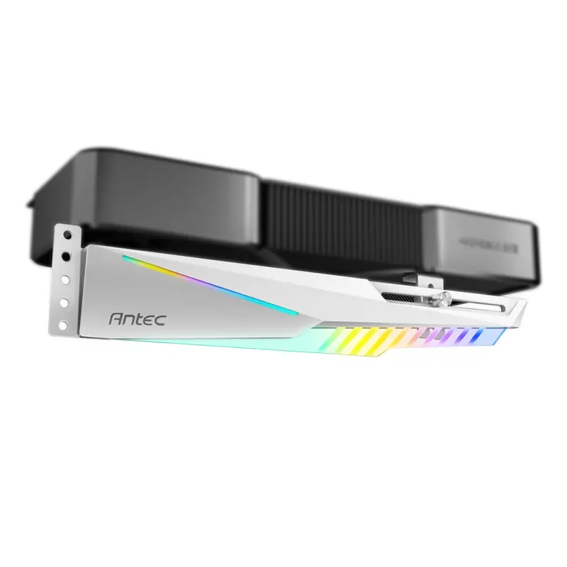 Antec Dagger Argb Gpu Support Bracket - White 1