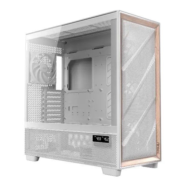 Antec Flux Pro E-Atx Mid Tower Gaming Chassis – White 1