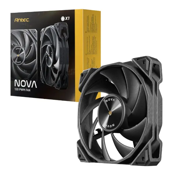 Antec Nova 120 Pwm Fan With Speed Controller - Black 1