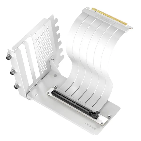 Antec Rtx40 Pcie4.0 Riser Cable Vertical Bracket Kit - White 1