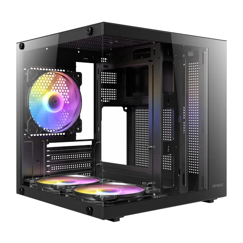 Antec Vcx10m Rgb Micro-Atx | Itx Argb Mini -Tower Gaming Chassis - Black 1