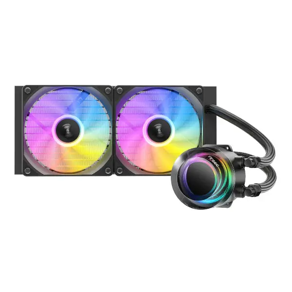 Antec Vortex Lum 240 Argb Aio Cpu Liquid Cooler – Black 2