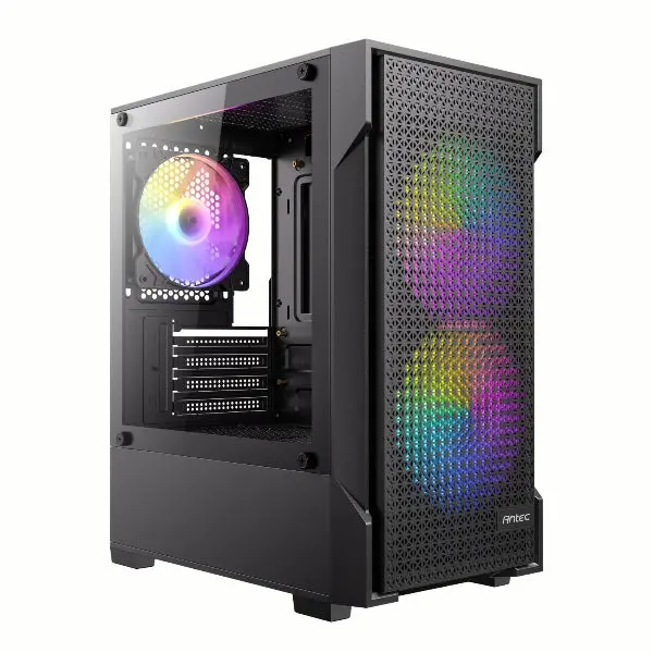 Antec Vx100m Argb Micro-Atx Mini Tower Gaming Chassis 1