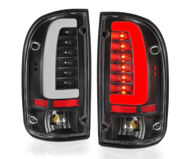 Anzo 1995-2000 Toyota Tacoma Led Taillights Black Housing Clear Lens (Pair) 1