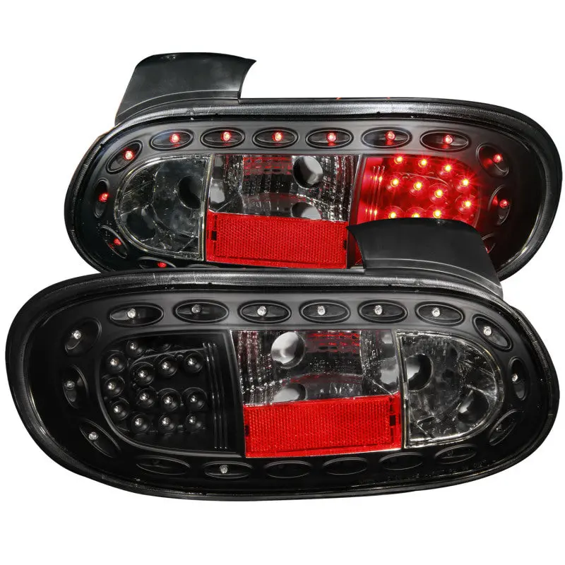 Anzo 1999-2005 Mazda Miata Led Taillights Black 1