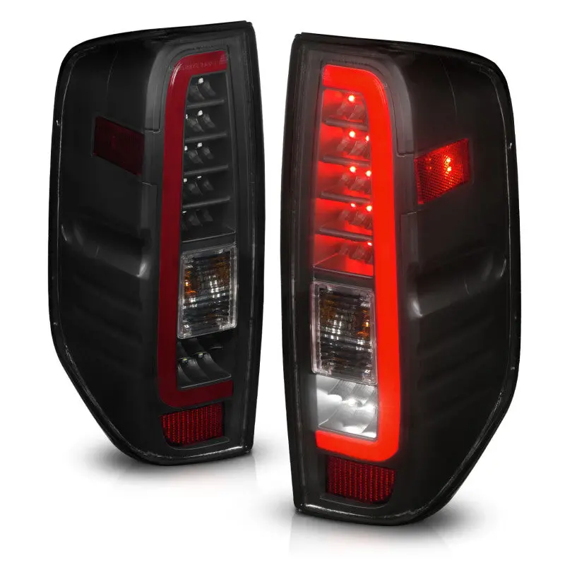 Anzo 2005-2021 Nissan Frontier Led Taillights Black Housing/Smoke Lens 1